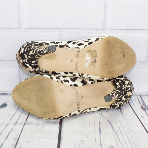 SALE! White House Black Market Leopard Fur Heels 6 - Picture 8 of 8